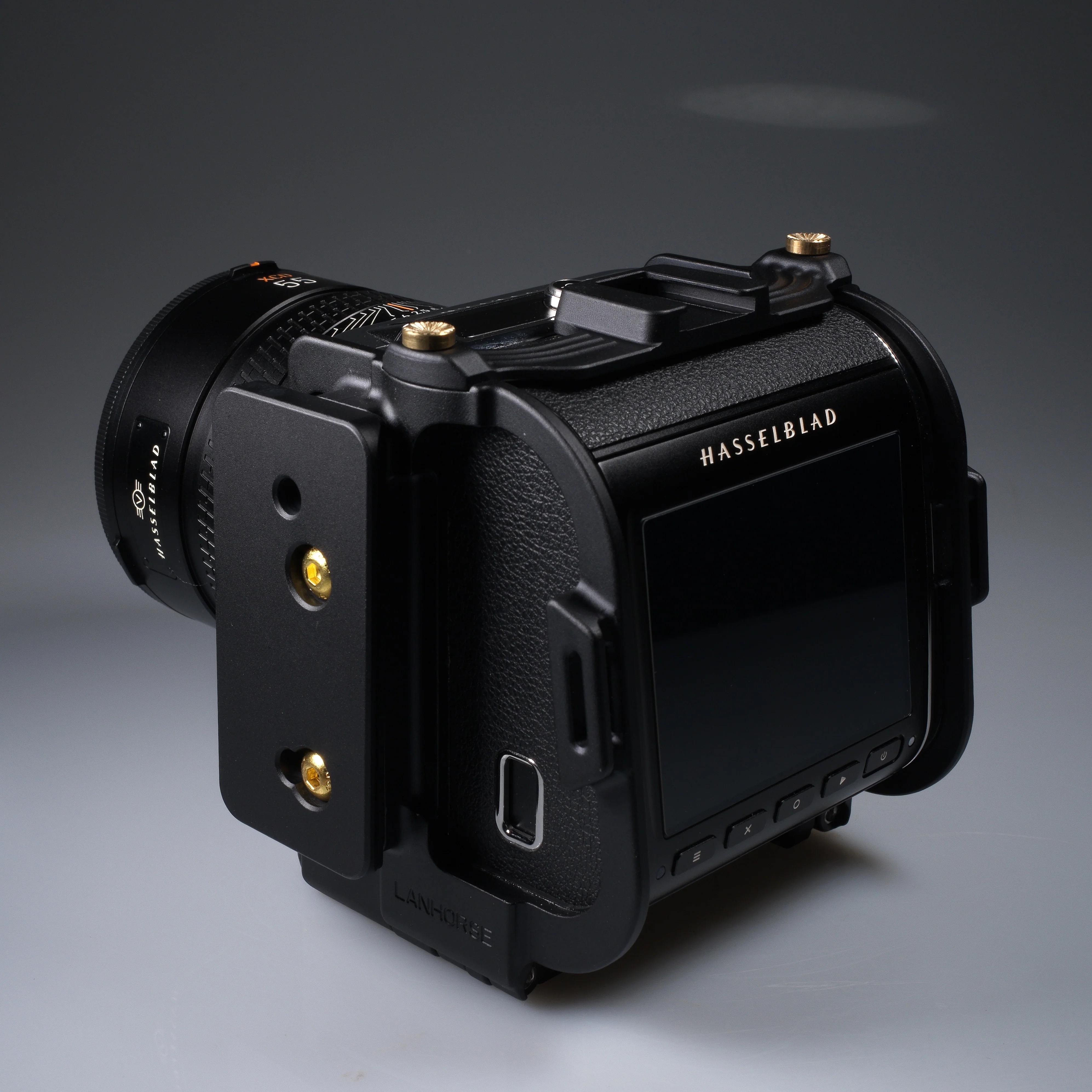 Lanhorse 相机 兔笼 适用 Hasselblad 907x 和 控制 手柄, 快 switch between 横 和 portrait compositions.