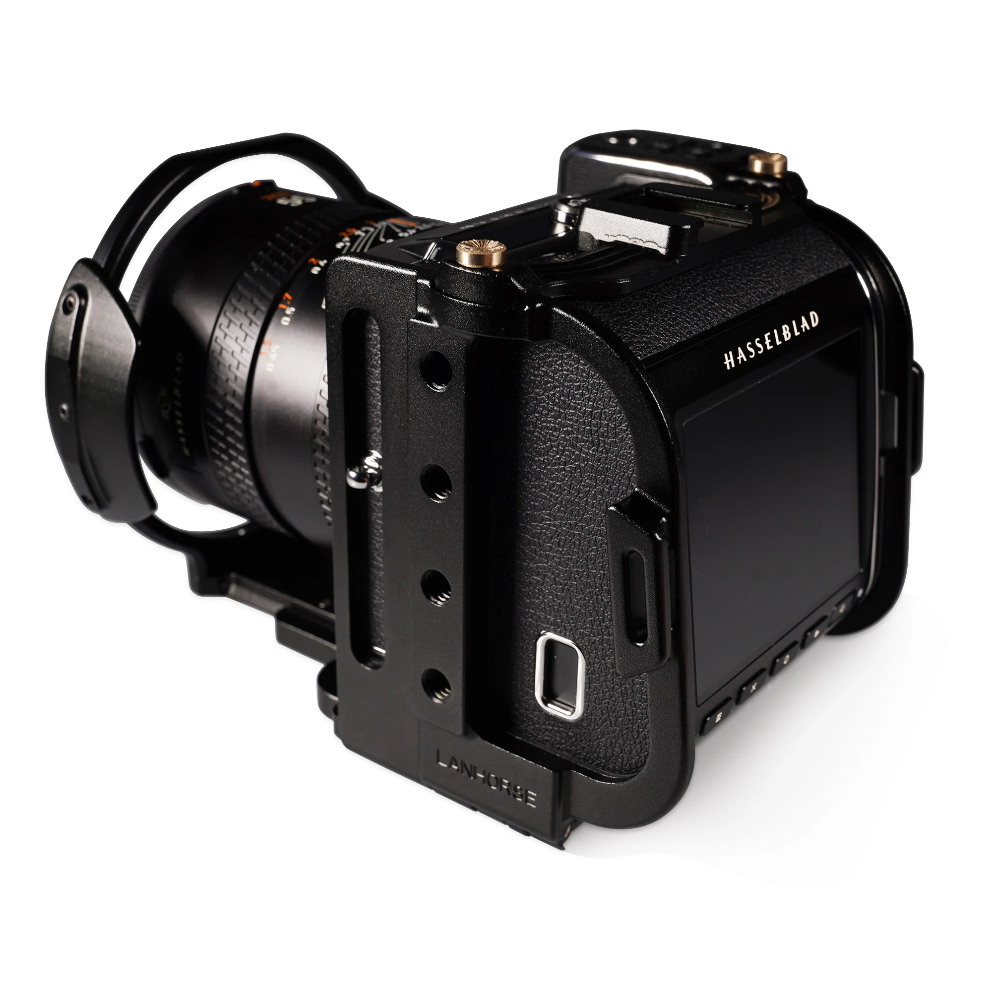 Lanhorse 相机 兔笼 适用 Hasselblad 907x 和 控制 手柄, Quick-Release CFV Digital Back, Optional 镜头 保护 框.
